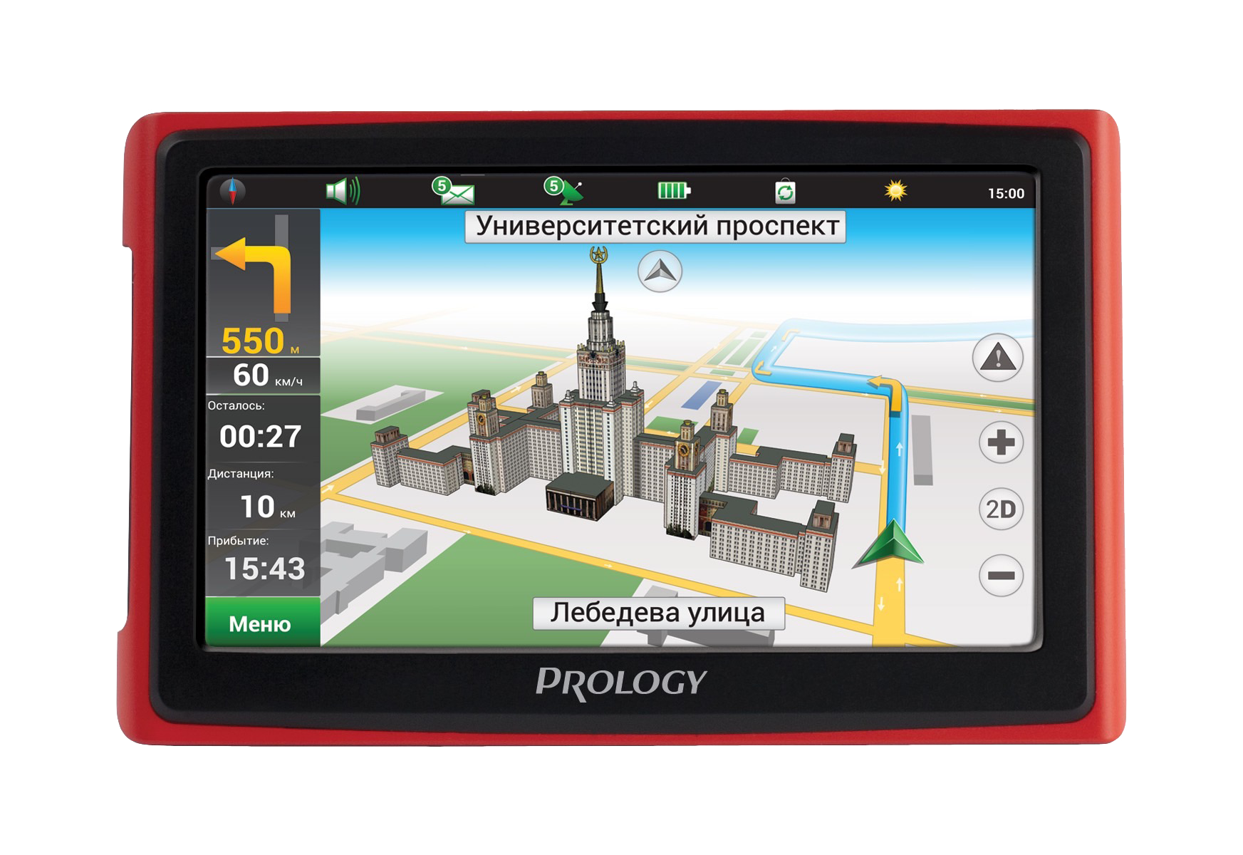 Изображение продукта PROLOGY iMap-5300 портативная навигационная система - 6