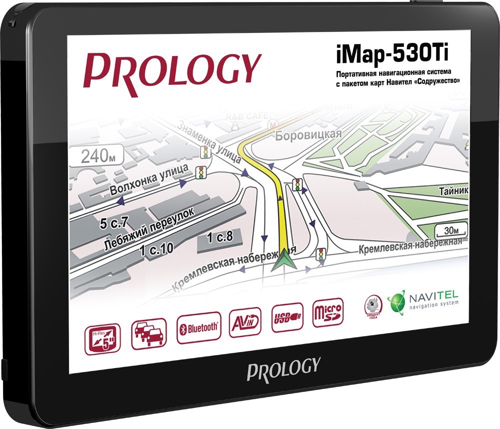 Изображение продукта PROLOGY iMap-530Ti портативная навигационная система - 2