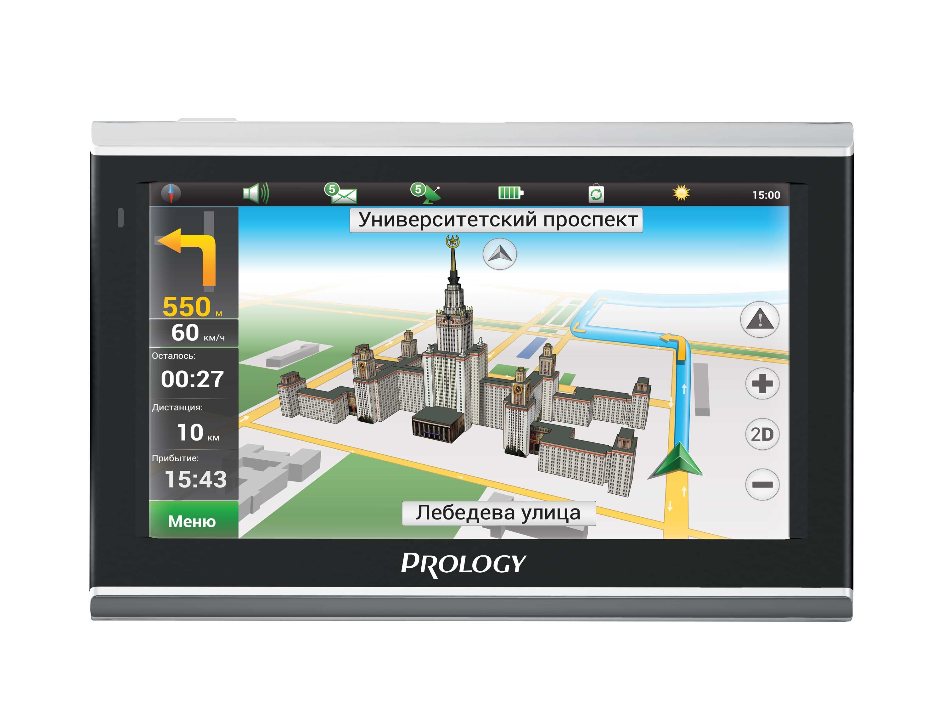 Изображение продукта PROLOGY iMap-5000M портативная навигационная система - 3
