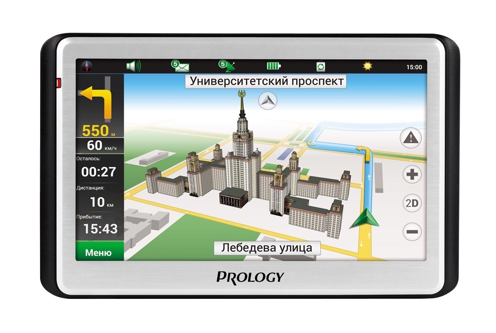 Изображение продукта PROLOGY iMap-5500 портативная навигационная система - 6