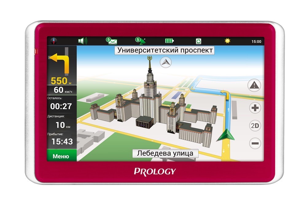 Изображение продукта PROLOGY iMap-5500 портативная навигационная система - 5