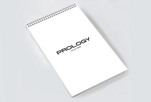 Миниатюра продукта Блокнот брендированный - PROLOGY А5, белый