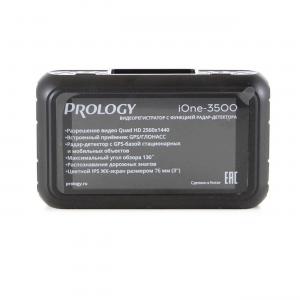 Изображение продукта PROLOGY iOne-3500 видеорегистратор с радар-детектором (антирадаром)  и искусственным интеллектом AI / Wi-Fi - 12