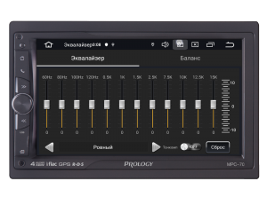 Изображение продукта PROLOGY MPC-70 мультимедийный навигационный центр на ANDROID 9 - 12