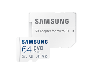 Изображение продукта 64Gb MicroSD Samsung EVO PLUS Class 10 карта памяти с адаптером - 2